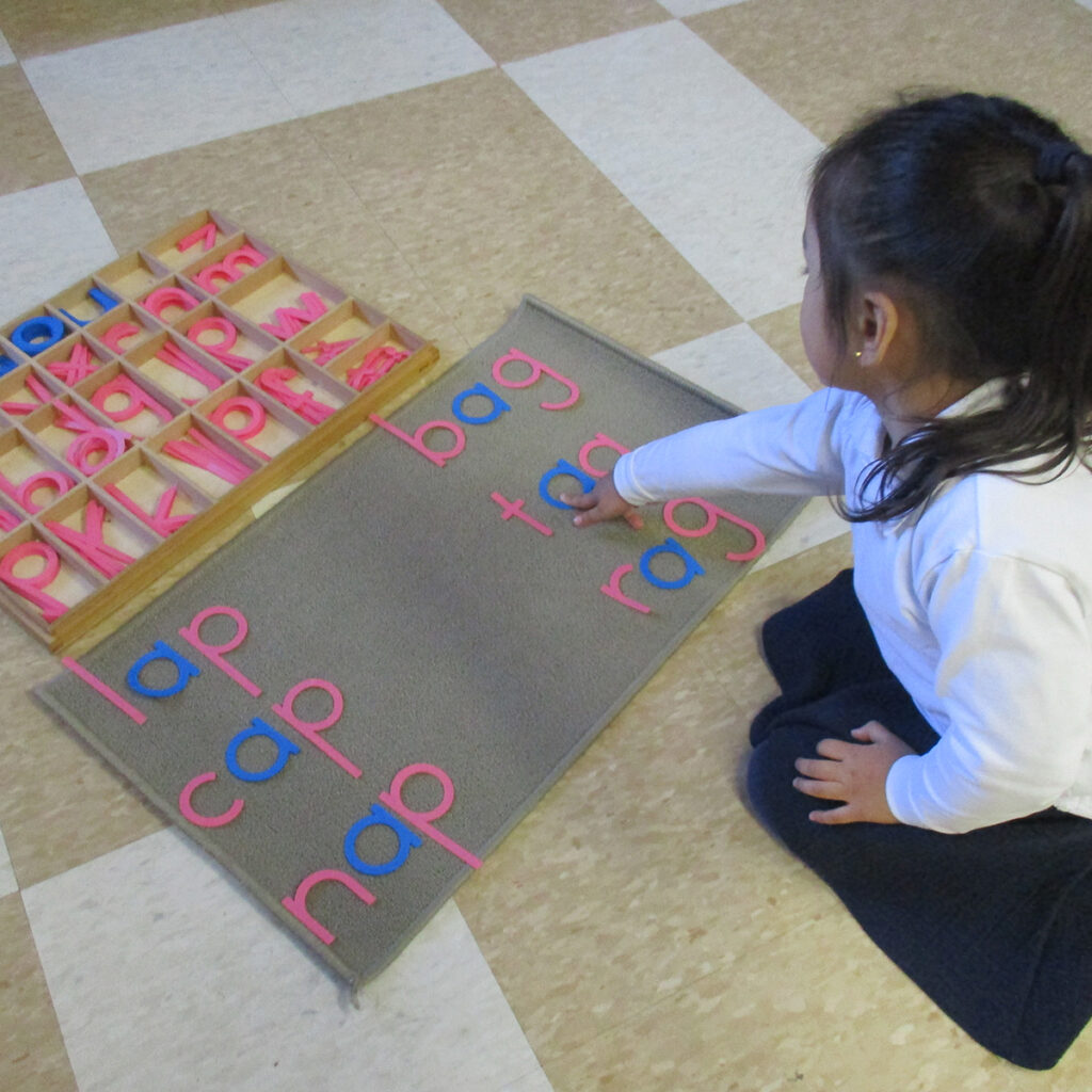 Kindergarten language arts square